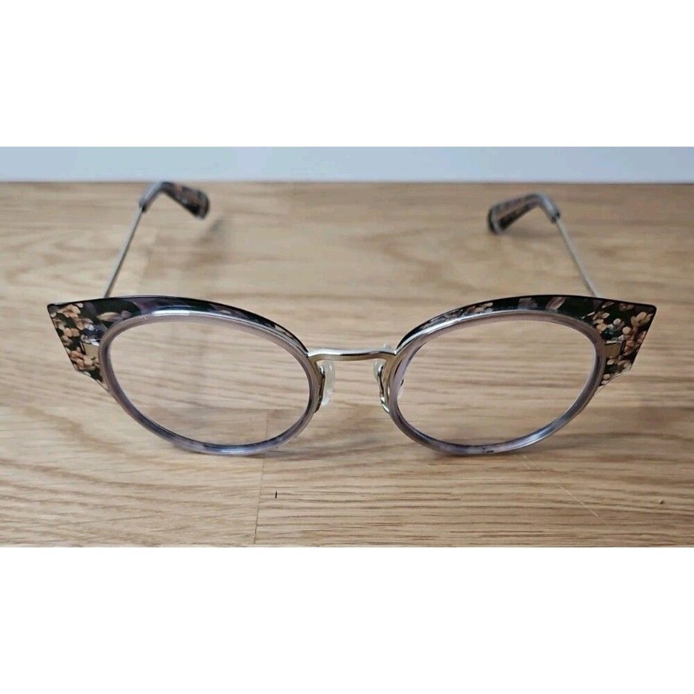 ZAC POSEN Truvy Browline Cat Eye Metal And Plastic Full Rim Frames Only